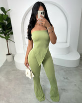 Aubrey Ribbed Pant Set